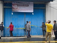 Bea Cukai Segel Beras Ilegal di Kawasan Perdagangan Sabang