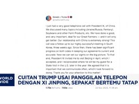 Video: Trump Klaim Ada Kesepakatan Baik Usai Telepon dengan Xi
