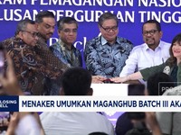 Video: Menaker Umumkan Maganghub Batch III Akan Dibuka