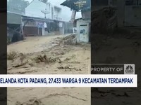 Video: Banjir Melanda Kota Padang, 27.433 Warga 9 Kecamatan Terdampak