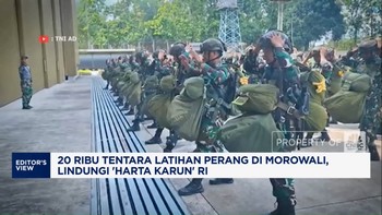 Video: 20 Ribu Tentara Latihan Perang, Lindungi 'Harta Karun' RI