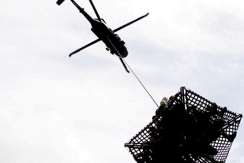 Hujan deras menyebabkan banjir di negara bagian utara Malaysia, yang berbatasan dengan Thailand, di Kangar, Malaysia, Rabu (26/11/2025). (via REUTERS/Royal Thai Navy)