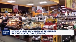 Video: Biaya Impor Naik, Indeks Harga Produsen AS September Naik 0,3%
