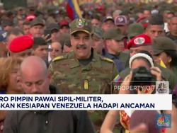 Video: Maduro Pimpin Pawai Sipil-Militer, Venezuela Hadapi Ancaman