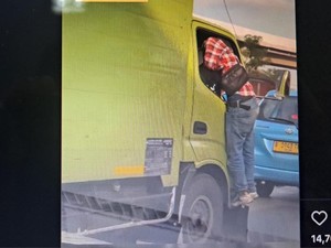 Video: Heboh Bang Jago Palak Sopir Truk di Cakung, Polisi Buru Pelaku