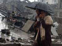 Cuaca Ekstrem Kepung Negara Arab, dari Hujan Es hingga Banjir Bandang