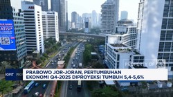 Video: Prabowo Jor-Joran, Ekonomi Q4-2025 Diproyeksi Tumbuh 5,4-5,6%