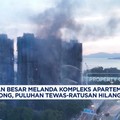 Video: Kebakaran Besar Melanda Kompleks Apartemen di Hongkong