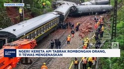 Video: Ngeri! Kereta Api Tabrak Rombongan Orang, 11 Tewas Mengenaskan