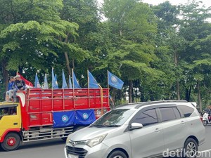 Awas Macet! Ini Titik Kumpul Buruh Demo Kenaikan UMP di Surabaya