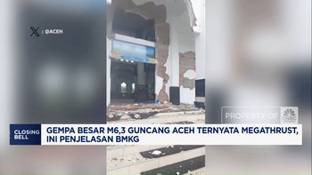 Video: BMKG Sebut Gempa Besar M6,3 Guncang Aceh Adalah Megathrust