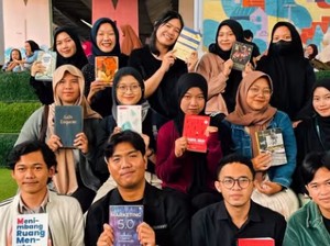 Minggu Anti Gabut, Komunitas Bandung Book Party Rutin Ngumpul Ngobrolin Buku