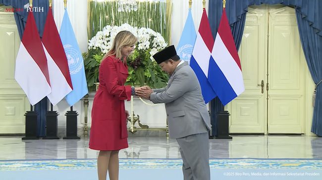 Prabowo Terima Kunjungan Ratu Maxima di Istana, Siap Bahas Hal Ini