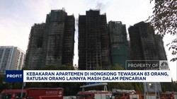 Video: Kebakaran Apartemen di Hongkong Tewaskan 83 Orang