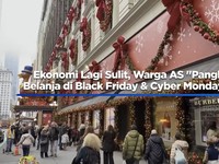 Video: Berhemat, Warga AS Pangkas Belanja Black Friday- Cyber Monday