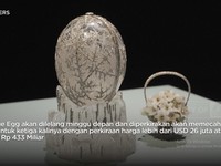 Video: Faberege Egg Berhias Berlian Dilelang, Harga Bisa Rp 433 Miliar