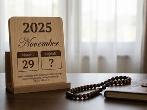 Tanggal Hijriah Hari Ini 29 November 2025, Cek Konversi Lengkapnya di Sini!