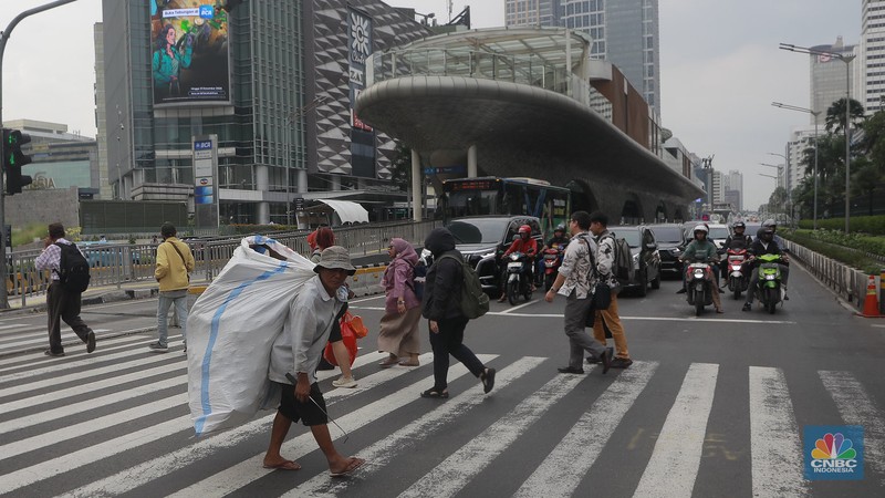 Jakarta Kota menjadi salah satu Penduduk terpadat Dunia yang dipantau pada Jumat (28/11/2025). (CNBC Indonesia/Muhammad Sabki)