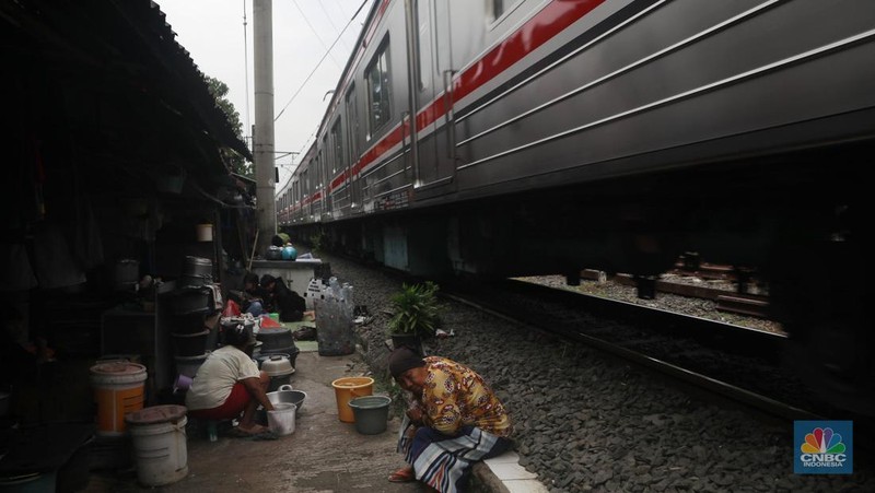 Jakarta Kota menjadi salah satu Penduduk terpadat Dunia yang dipantau pada Jumat (28/11/2025). (CNBC Indonesia/Muhammad Sabki)