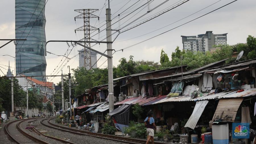 Jakarta Kota menjadi salah satu Penduduk terpadat Dunia yang dipantau pada Jumat (28/11/2025). (CNBC Indonesia/Muhammad Sabki)