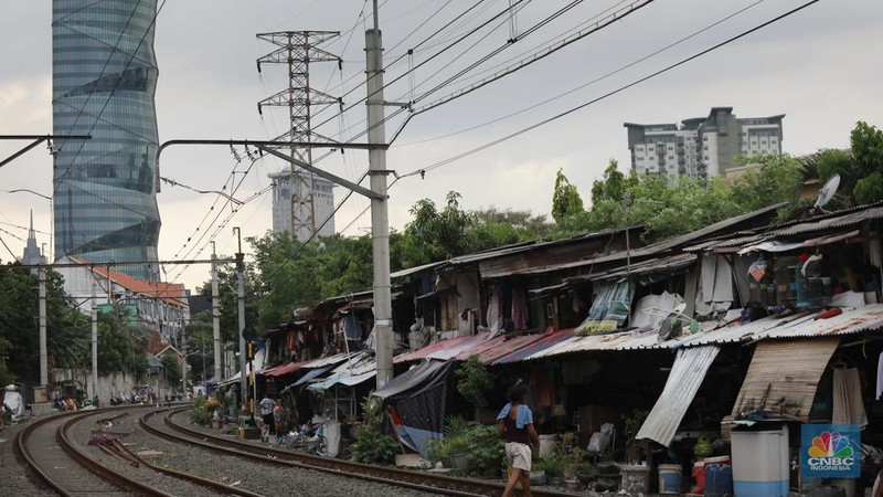Jakarta Kota menjadi salah satu Penduduk terpadat Dunia yang dipantau pada Jumat (28/11/2025). (CNBC Indonesia/Muhammad Sabki)
