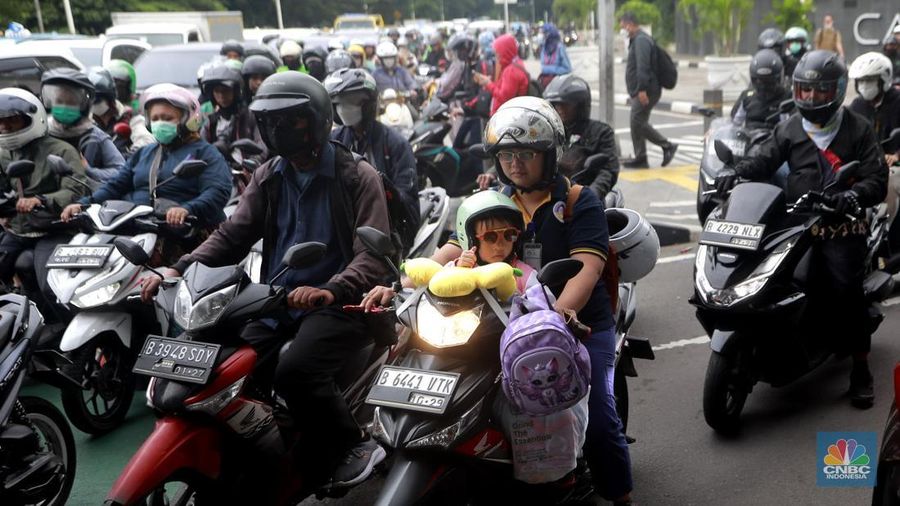 Jakarta Kota menjadi salah satu Penduduk terpadat Dunia yang dipantau pada Jumat (28/11/2025). (CNBC Indonesia/Muhammad Sabki)