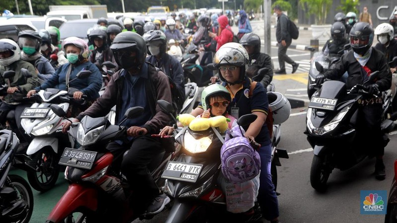 Jakarta Kota menjadi salah satu Penduduk terpadat Dunia yang dipantau pada Jumat (28/11/2025). (CNBC Indonesia/Muhammad Sabki)