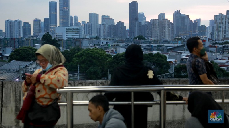 Jakarta Kota menjadi salah satu Penduduk terpadat Dunia yang dipantau pada Jumat (28/11/2025). (CNBC Indonesia/Muhammad Sabki)