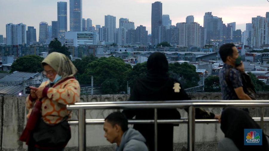 Jakarta Kota menjadi salah satu Penduduk terpadat Dunia yang dipantau pada Jumat (28/11/2025). (CNBC Indonesia/Muhammad Sabki)
