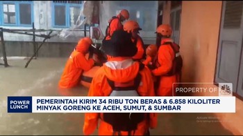 Video: Pemerintah Kirim Ribuan Ton Beras & Minyak Goreng ke Aceh Sumut