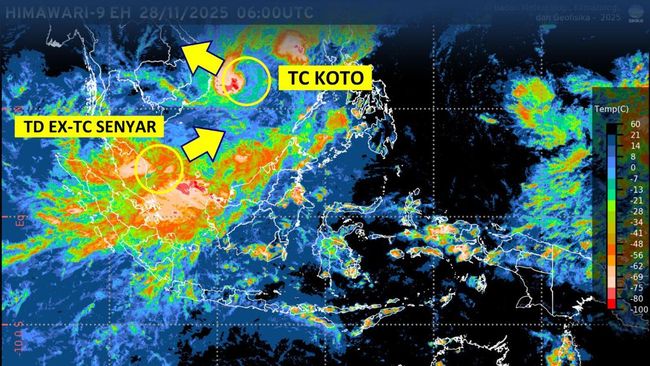 BMKG Pelototi Pergerakan Siklon Tropis, Siap Siaga Efek Fujiwhara
