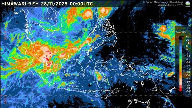 Eks Siklon Tropis Senyar OTW Malaysia, 3 Provinsi Sumatra Masih Bahaya