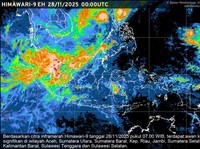 Eks Siklon Tropis Senyar OTW Malaysia, 3 Provinsi Sumatra Masih Bahaya