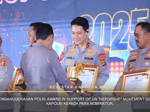 Kapolda Bali Terima Penghargaan UN He For She Movement 2025