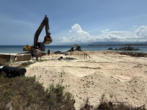 Dituding Rusak Terumbu Karang, Proyek Tanggul di Gili Meno Dikeluhkan
