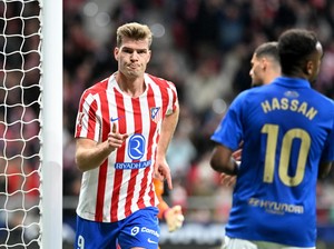 Atletico vs Oviedo: 2 Gol Sorloth Menangkan Los Colchoneros