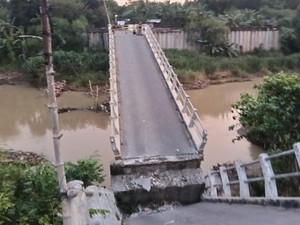 Jembatan Kedungdowo Nganjuk Putus