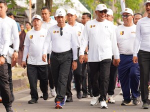 Hadiri Jalan Santai PWI, Kapolri Tekankan Pentingnya Sinergi dengan Pers