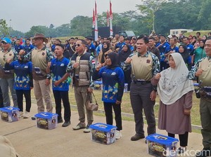 Panglima TNI Gelar Baksos dan Bazar UMKM di Hambalang Bogor