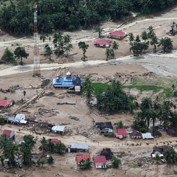 Potret Udara Terkini, Banjir Bandang Terjang Agam Sumatera Barat