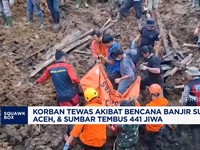 Video: Korban Tewas Banjir Aceh, Sumut & Sumbar Capai 441 Jiwa