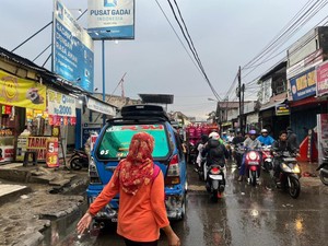 Angkot Stasiun Citayam Bikin Macet, Dishub Urai Macet di Jam Sibuk