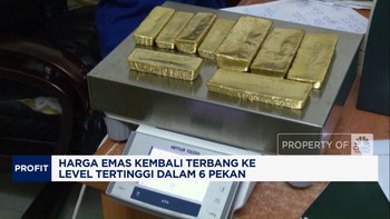 Video: Harga Emas Kembali Terbang ke Level Tertinggi Dalam 6 Pekan