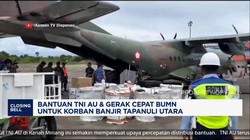 Bantuan Udara TNI AU & Gerak Cepat BUMN Untuk Korban Banjir Tapanuli