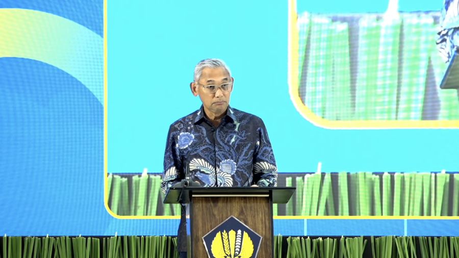 Direktur Jenderal Kekayaan Negara (DJKN) Rionald Silaban saat menyampaikan paparan dalam acara Asuransi Barang Milik Negara Preferen dengan Pembiyaan Pooling Fund Bencana. (Tangkapan Layar Youtube/DJKN Kemenkeu)