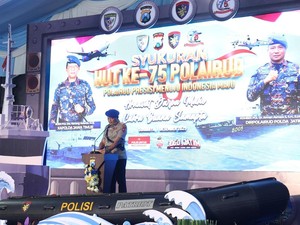 Pesan Kapolda Jatim ke Polairud Saat Peringatan HUT ke-75