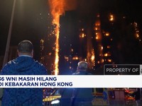 Video: Kebakaran Apartemen Hong Kong, 36 WNI Belum Ditemukan