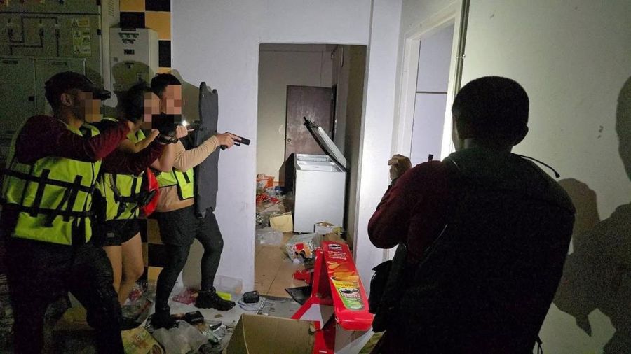 Operasi Khusus Kepolisian Thailand 54 berhasil menangkap perampokan sebuah toko serba ada di Distrik 8, Hat Yai, Thailand. (Facebook/royalthaipolice)