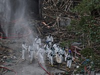 Potret Evakuasi Korban Kebakaran Hong Kong, Mayat Sudah Jadi Abu