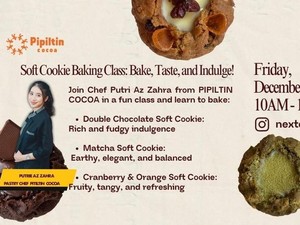 Liburan Lebih Hangat dan Manis dengan Kreasi Soft-Cookie Buatan Sendiri